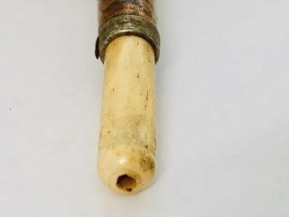 Rare Old Vintage Corn Cobb Meerschaum Toasted Missouri USA Tobacco Smoking Pipe 5