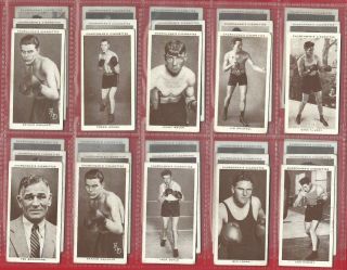 Cigarette Cards X31 - Churchills Boxing Personalities Inc Joe Louis Card (lg20)
