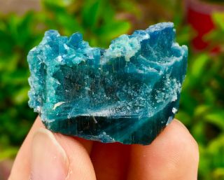 Wow 160 C.  T Top Class Terminated Indoculite Blue Tourmaline Crystal