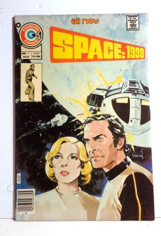 1975 Space:1999 Tv Comic Book 1 - Charleton Comics (m5094)