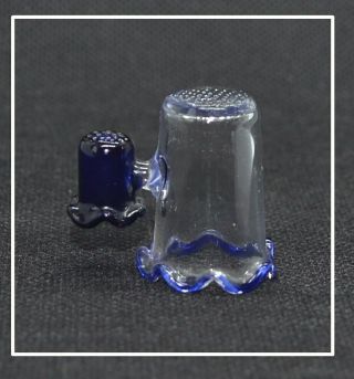 Small And Large Glass Thimble