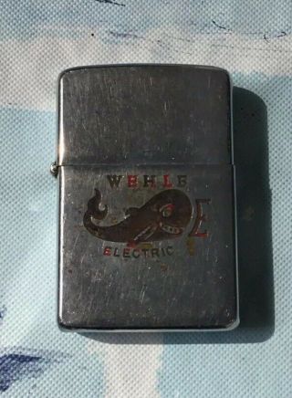 Vintage 1958 Zippo Wehle Electric York Cigarette Lighter