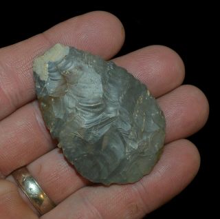 Flint Adze Taney / Greene Co Missouri Indian Arrowhead Artifact Collectible