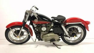1/10 Franklin 1957 Harley Davidson Sportster Motorcycle Missing Headlight