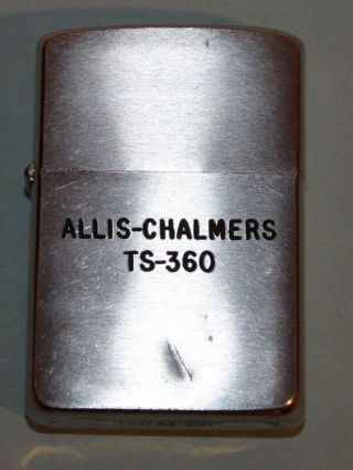 Allis - Chalmers Ts - 360 Tractor Zippo Lighter 1950 