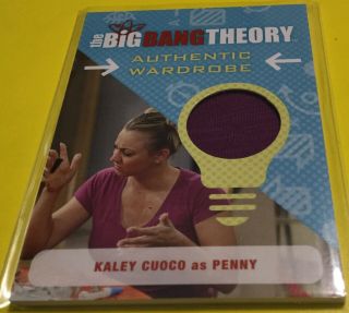 The Big Bang Theory Season 6&7 Authentic Piece Of Kaley Cuoco Wardrobe M19
