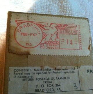 Vintage Zippo Lighter Vietnam War - Era 1967 Repair Box W/Paperwork 5