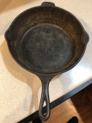 Vintage 8 Cast Iron Skillet With Matching Lid And Heat Ring