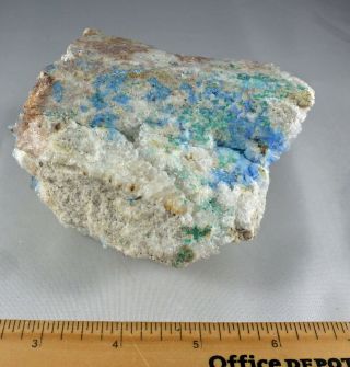 Linerite With Brochantite In Quartz Mineral Specimen Blanchard Mine,  N.  M.