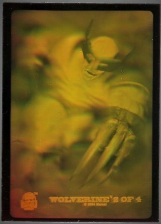 1994 Marvel Universe 4 Card 3 - D Hologram Set 2