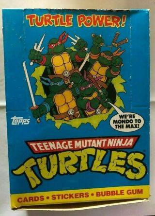 1989 Topps Teenage Mutant Ninja Turtles Of 48 Packs