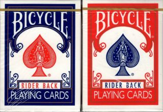 Gold Standard 2 Deck Set Red Blue Bicycle Playing Cards Poker Size Uspcc Limited