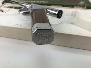 Vintage Match - O - Matic Butane Gas Match Pistol Shaped Lighter 6