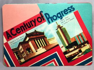 1933 Sewing Needle Book Vintage Century Of Progress Worlds Fair Chicago