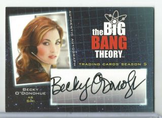 2013 The Big Bang Theory Season 5 Becky O 