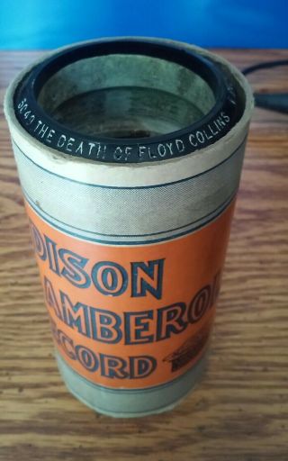 Edison Blue Amberol Cylinder Record - 5049 The Death Of Floyd Collins