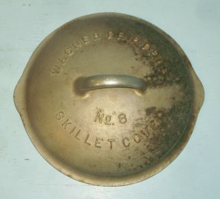 Vintage Wagner Drip Drop No 8 Skillet Cover Lid Only E 1068 Cast Iron