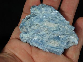 A 100 Natural Light BLUE Paraiba KYANITE Crystal Cluster With Quartz 127gr e 3
