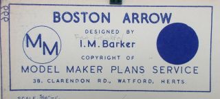 2 Model Maker Plans Service Ship Plans The Boston Arrow And Rms St.  Clair