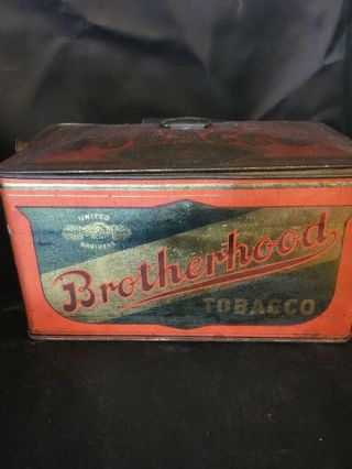 Vintage Brotherhood Tobacco Lunch Pail