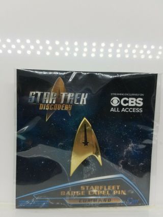 Star Trek Discovery Starfleet Badge Command Lapel Pin Qmx Quantum Mechanix Disco