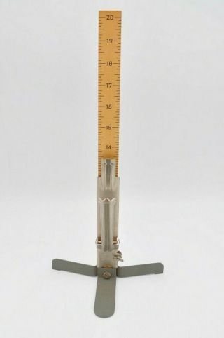 Vintage Pin - It Skirt Marker Hem 20 " Wood Ruler Measure Tool Orco Products