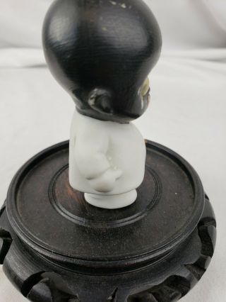 Antique 1920s Oscar Hitt Snowflake 1920s Black Americana Figurine,  Germany 7