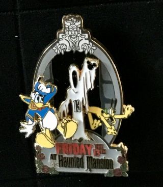 DISNEY’S LE 1500 HAUNTED MANSION FRIDAY THE 13th PIN SET.  2007.  HARD TO FIND 2