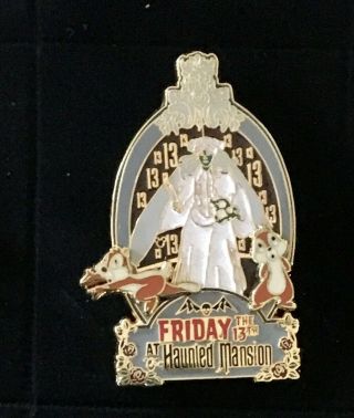 DISNEY’S LE 1500 HAUNTED MANSION FRIDAY THE 13th PIN SET.  2007.  HARD TO FIND 7