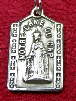 Carmelite Nun’s Vintage Our Lady Of The Cape Sterling Silver Pilgrimage Medal