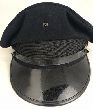 Vintage 1930 ' s Bus Driver Uniform Cap Hat Size 6 7/8 4