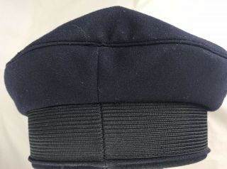 Vintage 1930 ' s Bus Driver Uniform Cap Hat Size 6 7/8 6