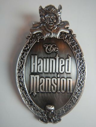 Haunted Mansion Wdi Imagineering Large Cast Plaque Marquee Le Pin