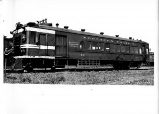 1949 Northern Pacific Railway Express Train B - 3 Car Cab 5x7 Photo X2200s Minn L