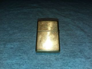 Zippo Brass Lighter XV D 25 Cent Slot Machine USA VTG 5