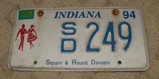 25 - Indiana Square & Round Dancers Specialty Graphic License Plate