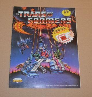 1986 Diamond Transformers Empty Album
