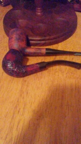 Two Dr Grabow Meerschaum Lined Pipe Imported Briar