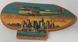 Vintage Air Mail Needle Book