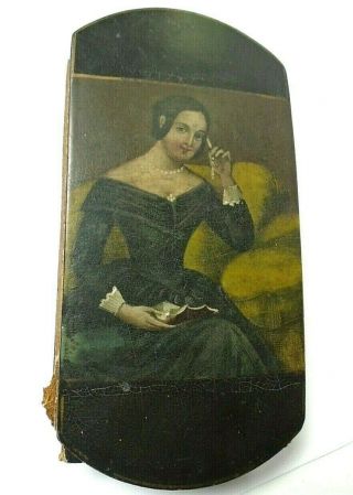 Antique Victorian Celluloid Cigar Holder Wallet