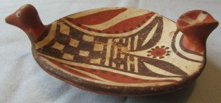 Vintage Marked Al Hall Mexico Native American Pottery Ashtray