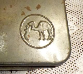 Camel Vintage - Antique Cigarette/tobacco Tin Metal Collectible Box