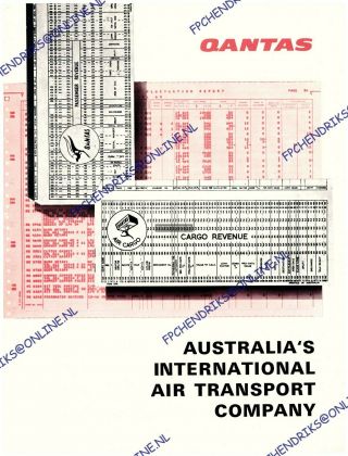 Qantas 16 Page Brochure Earnings,  Fleet,  Routes,  History - As Annual Report 1968
