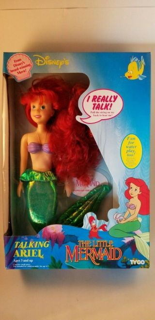 Vintage Talking Ariel Doll From Disney 