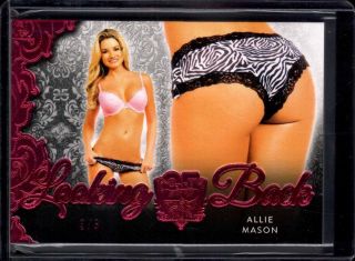 Allie Mason /5 2019 Benchwarmer 25 Years Looking Back Butt Card