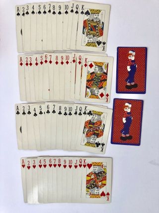 Raggedy Ann and Andy Playing Card Decks Brown & Bigelow Leather Bound Hallmark 4