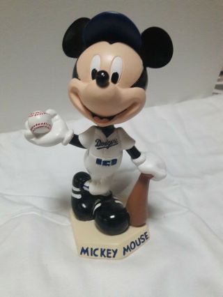 Rare La Dodgers Mickey Mouse : Disney Bobble Head 2010 :.