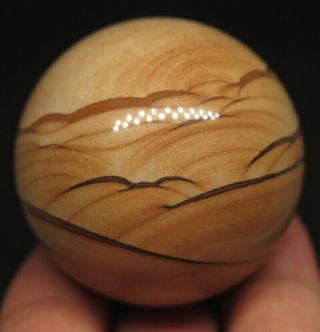 40mm 3oz Natural Picture Jasper Crystal Sphere Ball