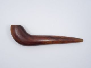 Vintage Carved Out Of A Single Piece Of Wood Lovat Smoking Tobacco Pipe 6.  5 "
