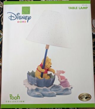 Vintage Disney Winnie The Pooh & Piglet Nursery Lamp Hampton Bay